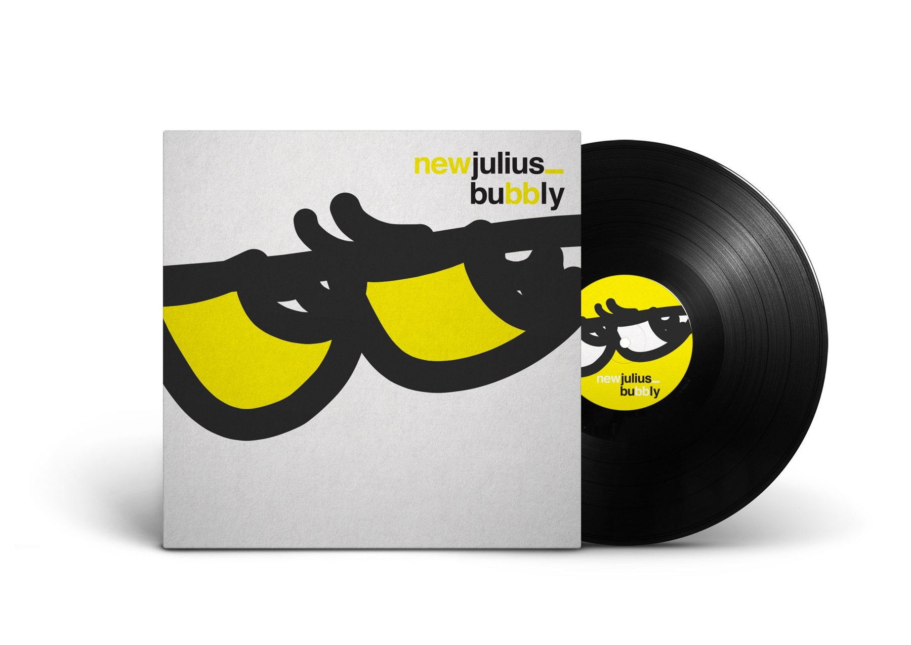 the yellow album vinyl and sleeve